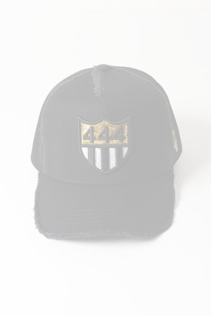 画像2:   YOSHINORI KOTAKE DESIGN ヨシノリコタケ メッシュキャップ YK3DSP-444-20 BLK BLK BLK/GLD/WHT {-BES}  :YK-BES-05-F 