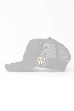 画像3:   YOSHINORI KOTAKE DESIGN ヨシノリコタケ メッシュキャップ YK3DSP-444-20 BLK BLK BLK/GLD/WHT {-BES}  :YK-BES-05-F 