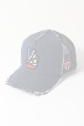   YOSHINORI KOTAKE DESIGN ヨシノリコタケ メッシュキャップ YK3DE-PEACE DNM NVY BLK/WHT {-BES}  :YK-BES-07-F 