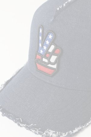 画像5:   YOSHINORI KOTAKE DESIGN ヨシノリコタケ メッシュキャップ YK3DE-PEACE DNM NVY BLK/WHT {-BES}  :YK-BES-07-F 