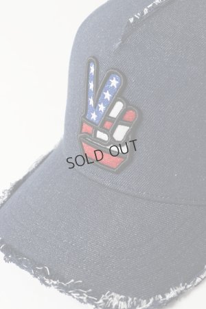 画像5: {SOLD}YOSHINORI KOTAKE DESIGN ヨシノリコタケ メッシュキャップ YK3DE-PEACE DNM NVY BLK/WHT{-BES}