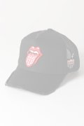   YOSHINORI KOTAKE DESIGN ヨシノリコタケ メッシュキャップ ローリングストーンズデザイン YK3DE-RS444 BLK BLK RED/WHT THE ROLLING STONES {-BES}  :YK-BES-10-F 