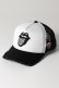 画像1: YOSHINORI KOTAKE DESIGN ヨシノリコタケ メッシュキャップ ローリングストーンズデザイン YK3DE-RS444 BLK/WHT BLK BLK/WHT{-BES} (1)