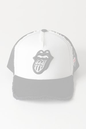 画像3:  {SOLD} YOSHINORI KOTAKE DESIGN ヨシノリコタケ メッシュキャップ ローリングストーンズデザイン YK3DE-RS444 BLK/WHT BLK BLK/WHT {-BES}  :YK-BES-11-F 
