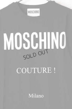 画像3: {SOLD}MOSCHINO モスキーノ クチュールプリントコットンTシャツ{ZA07070240-1555-AIS}