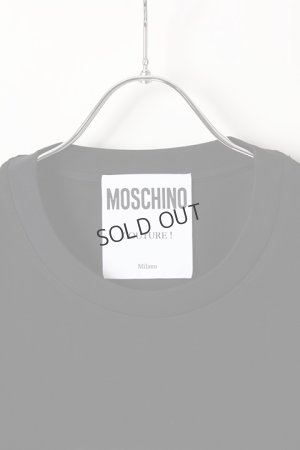 画像4: {SOLD}MOSCHINO モスキーノ ダブルクエスチョンマークプリントジャージTシャツ{ZA07200240-1555-AIS}