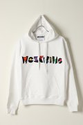 MOSCHINO モスキーノ SWEAT HOODIE{ZPJ17052027-1001WHT-BAS}