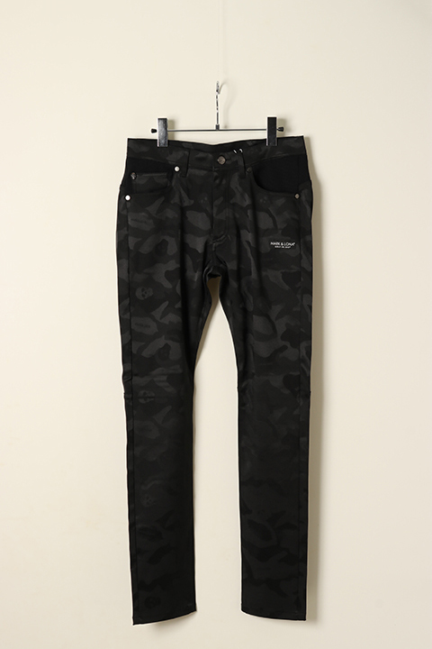 MARK  LONA マークアンドロナ Gauge Jacquard Camo Pants | MEN{MLM-2C-AT03-BLK-BBA} -  underbar