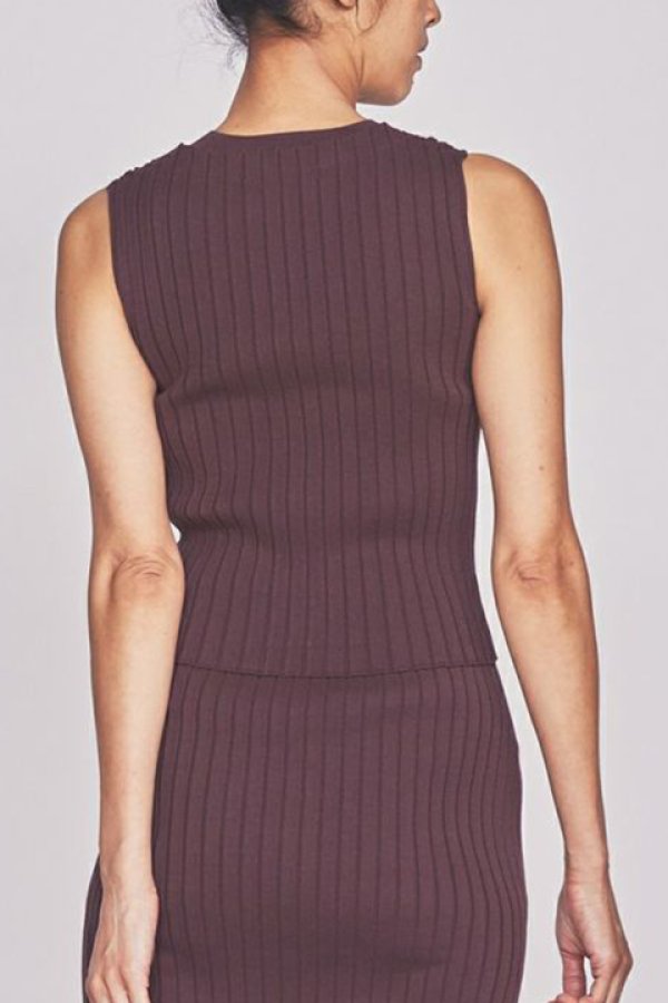 画像3: 【 40%OFF セール19,800円→11,880円】 DOUBLE STANDARD CLOTHING ダブルスタンダードクロージング RUTHENA 12G2P ワイドリブ ニット{-BCS} (3)