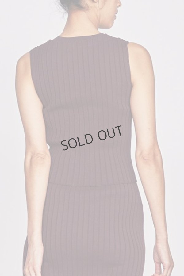 画像3: {SOLD}DOUBLE STANDARD CLOTHING ダブルスタンダードクロージング RUTHENA 12G2P ワイドリブ ニット{-BCS} (3)