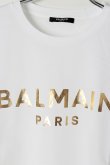 画像3: {SOLD}BALMAIN バルマン BF2 T-SHIRTS 3B METALLIC LOGO{0101350I414-GAD-BJS} (3)