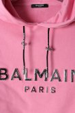 画像3: {SOLD}BALMAIN バルマン BF2 C&S HOODIE SHORT LOGO{0103792I419-OAT-BJS} (3)