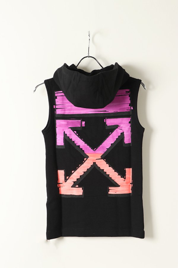 画像5: 【 30%OFF セール58,300円→40,810円】 Off-white オフホワイト MAKER HOODIE TANK{0MAC010R21FLE001-BK-BAS} (5)