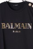 画像3: {SOLD}BALMAIN バルマン BF1 T-SHIRTS SS 3 BTN METALLIC LOGO{0111350I366-EAD-BJS} (3)