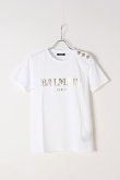 画像1: {SOLD}BALMAIN バルマン BF1 T-SHIRTS SS 3 BTN METALLIC LOGO{0111350I366-GAD-BJS} (1)