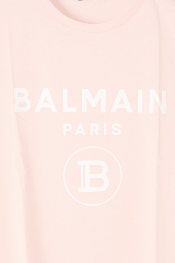 画像3:   BALMAIN バルマン BF1 T-SHIRTS SS 3 BTN FLOCKY LOGO{0111350I386-OAJ-BJS} (3)
