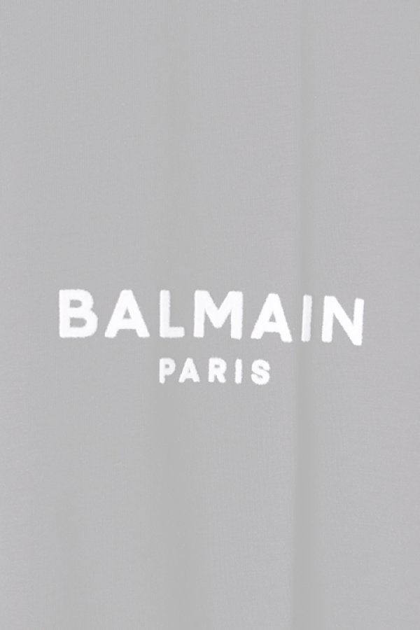 画像3:   BALMAIN バルマン BF1 T-SHIRTS FLOCKY S-LOGO{0111351I382-EAB-BJS} (3)