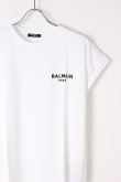 画像2: {SOLD}BALMAIN バルマン BF1 T-SHIRTS FLOCKY S-LOGO{0111351I382-GAB-BJS} (2)