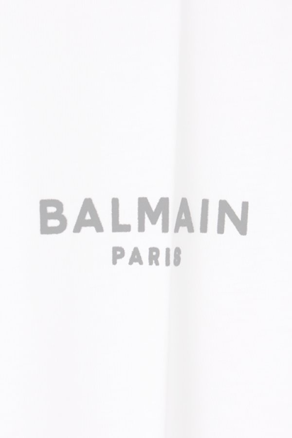 画像3:   BALMAIN バルマン BF1 T-SHIRTS FLOCKY S-LOGO{0111351I382-GAB-BJS} (3)