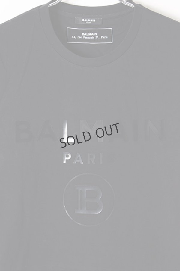 画像3: {SOLD}BALMAIN バルマン BH1 T-SHIRTS BALMAIN STAMP SIL{-BJS} (3)