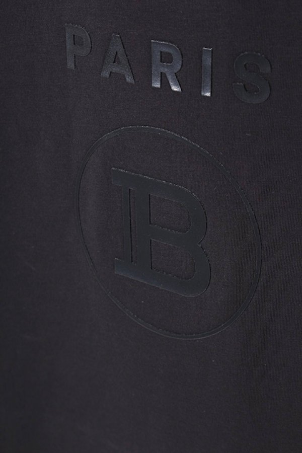 画像4: 【 30%OFF セール53,900円→37,730円】 BALMAIN バルマン BH1 T-SHIRTS BALMAIN STAMP SIL{-BJS} (4)