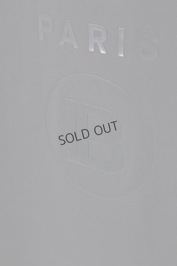 画像4: {SOLD}BALMAIN バルマン BH1 T-SHIRTS BALMAIN STAMP SIL{-BJS} (4)