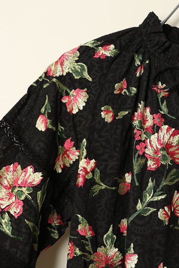 画像7: 【 40%OFF セール36,300円→21,780円】 グレースコンチネンタル|GRACE CONTINENTAL フラワー刺繍トップ {-BCS} (7)