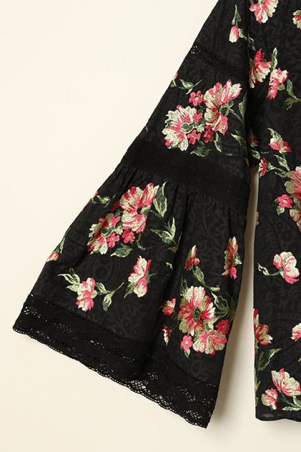 画像8: 【 40%OFF セール36,300円→21,780円】 グレースコンチネンタル|GRACE CONTINENTAL フラワー刺繍トップ {-BCS} (8)