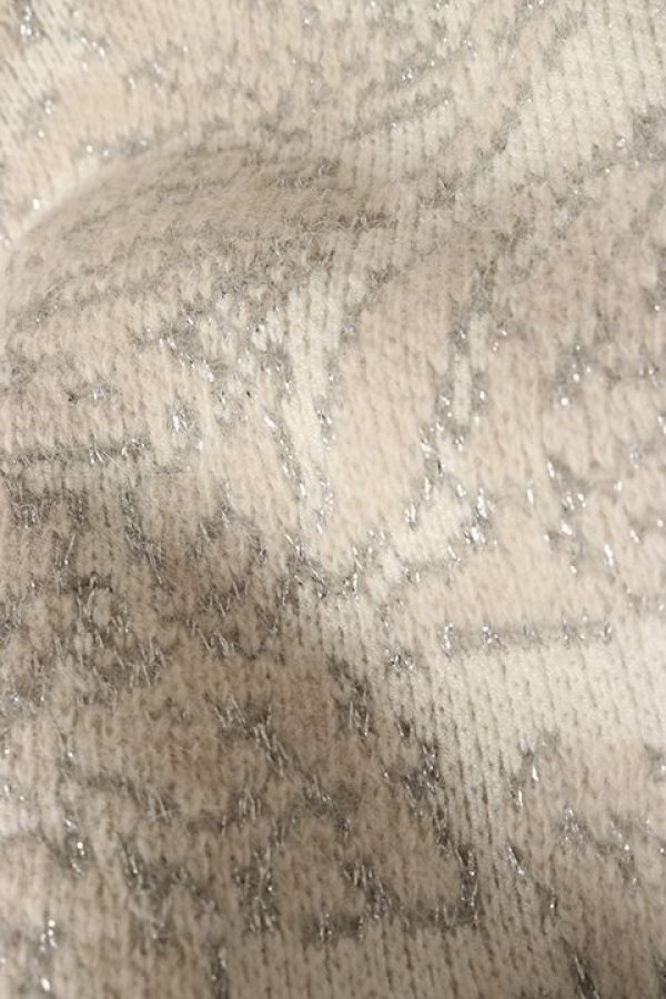画像4: 【 40%OFF セール36,300円→21,780円】 グレースコンチネンタル|GRACE CONTINENTAL フラワーラメニットトップ{-BBA} (4)