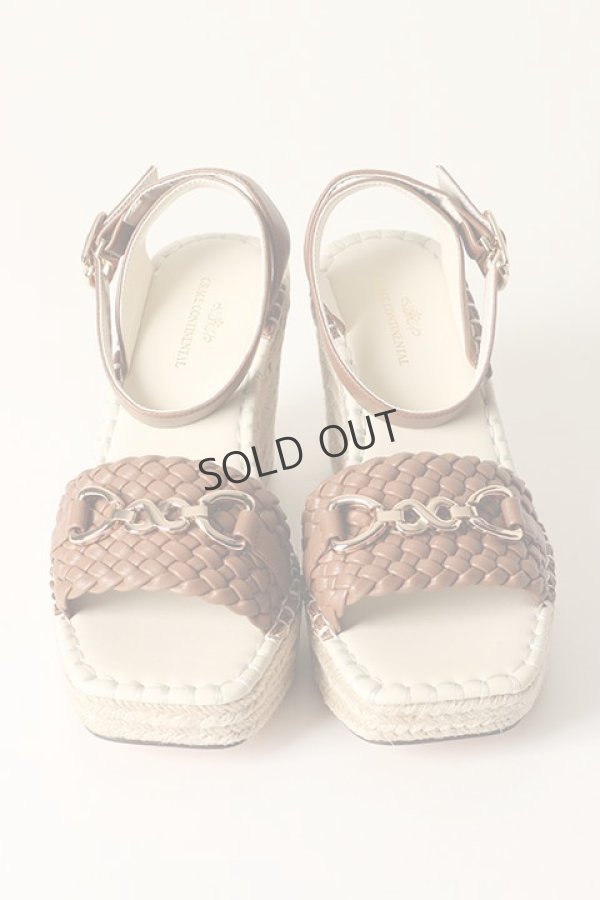 画像2: {SOLD}グレースコンチネンタル|GRACE CONTINENTAL ビット付ウェッジサンダル{-BCS} (2)
