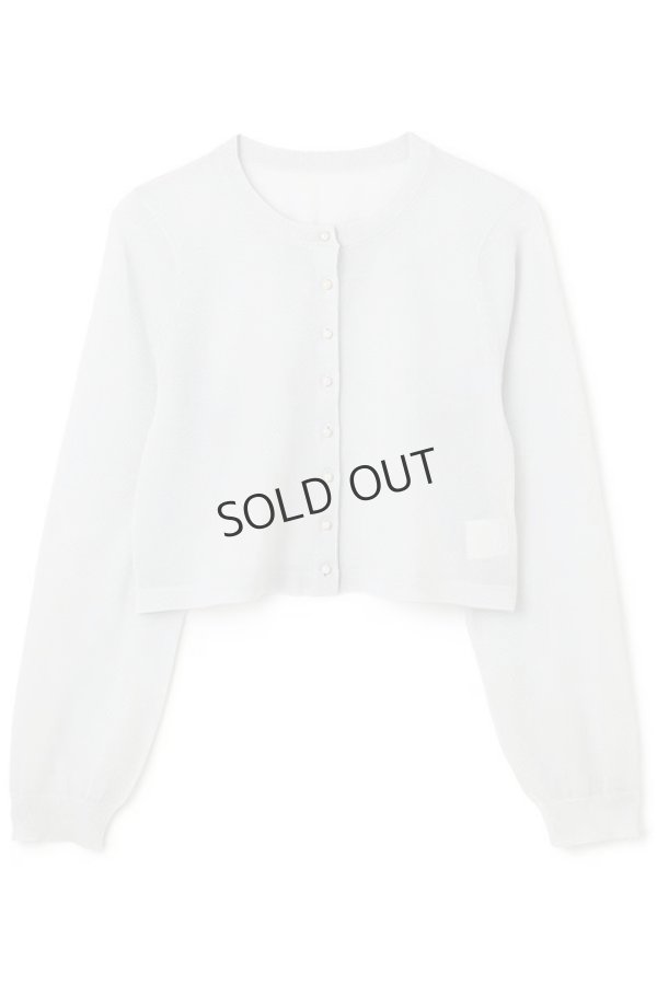 画像5: {SOLD}グレースコンチネンタル｜GRACE CONTINENTAL  ラメシアーショートニットカーディガン{-BDA} (5)
