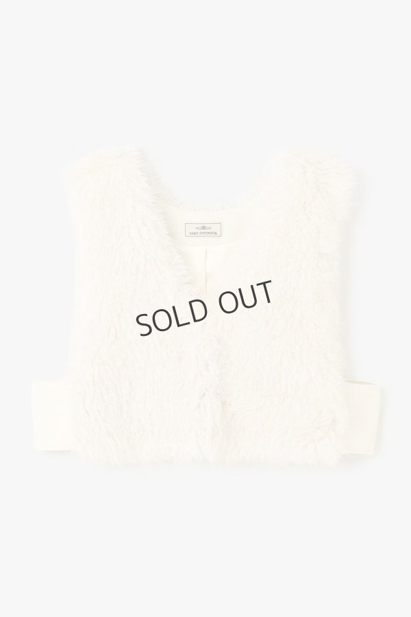 画像2: {SOLD}グレースコンチネンタル｜GRACE CONTINENTAL  ショートファーベスト {-BDA} (2)