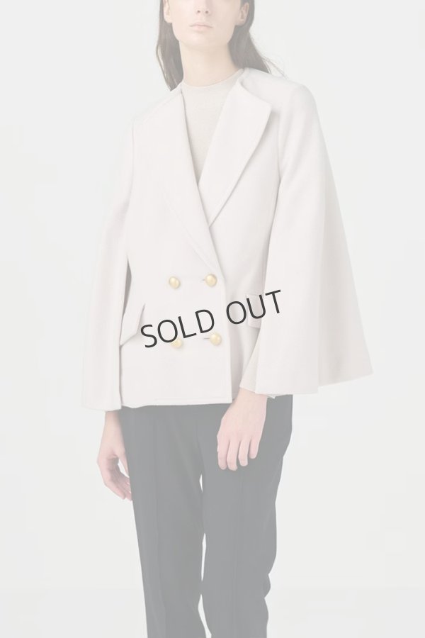 画像1: グレースコンチネンタル|GRACE CONTINENTAL  ウールケープジャケット{-BDA} (1)