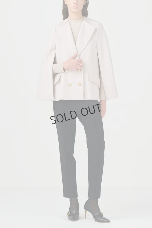 画像3: グレースコンチネンタル|GRACE CONTINENTAL  ウールケープジャケット{-BDA} (3)