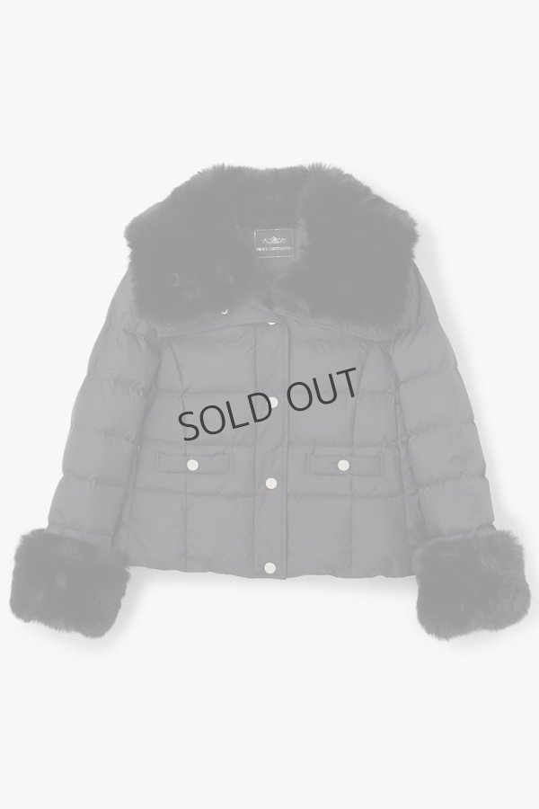 画像5: {SOLD}グレースコンチネンタル|GRACE CONTINENTAL  ファーショートダウンジャケット{-BDA} (5)