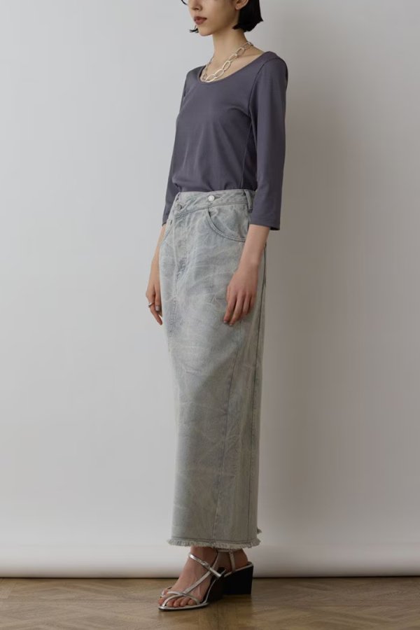 画像5: 【 40%OFF セール34,100円→20,460円】 グレースコンチネンタル|GRACE CONTINENTAL  ピグメントタイトスカート{-BES} (5)