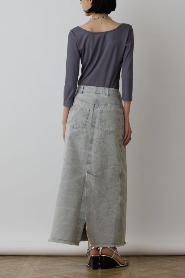 画像6: 【 40%OFF セール34,100円→20,460円】 グレースコンチネンタル|GRACE CONTINENTAL  ピグメントタイトスカート{-BES} (6)