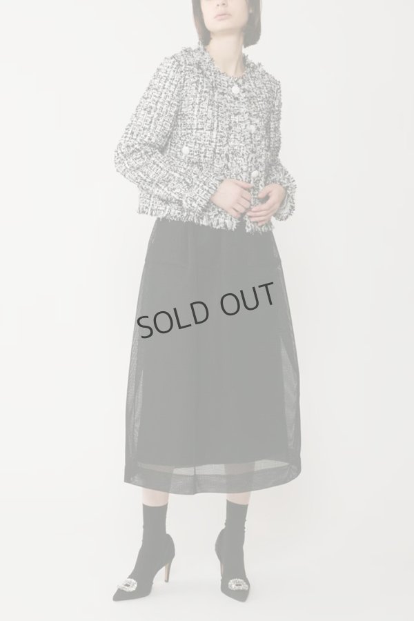 画像2: {SOLD}グレースコンチネンタル|GRACE CONTINENTAL  ダンボールメッシュスカート{-BES} (2)