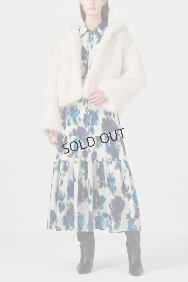 画像3: {SOLD}グレースコンチネンタル|GRACE CONTINENTAL  フラワープリントティアードワンピース{-BDA} (3)