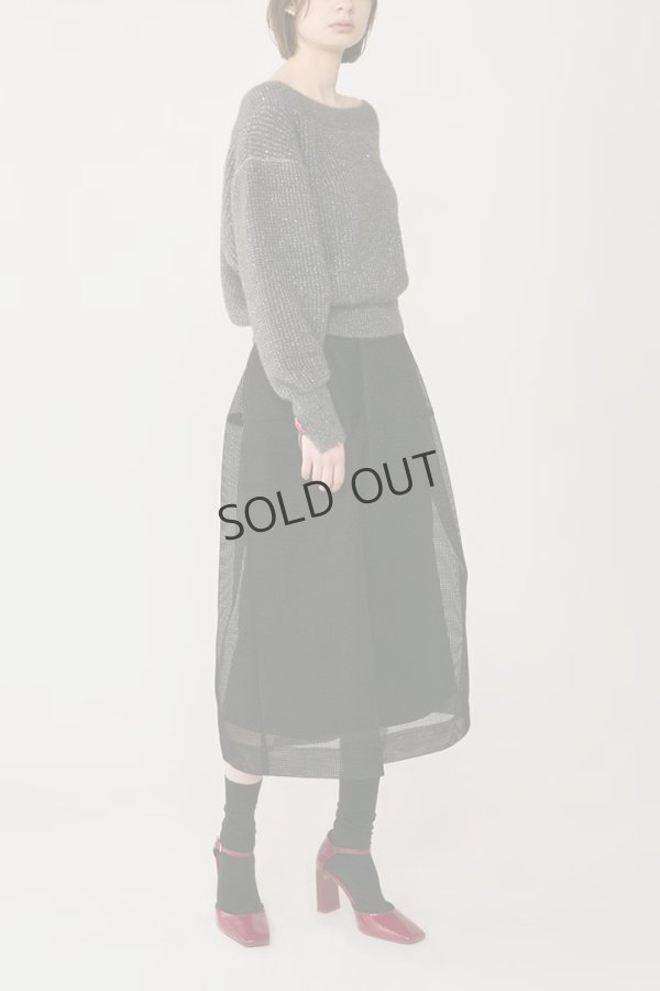 画像3: {SOLD}グレースコンチネンタル|GRACE CONTINENTAL  ラメリップニットトップ{-BES} (3)