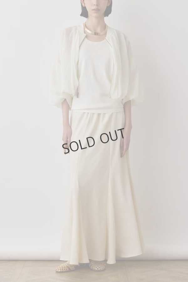 画像3: {SOLD}グレースコンチネンタル｜GRACE CONTINENTAL  シアーニットバルーンジャケット{-BES} (3)