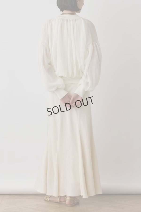 画像6: {SOLD}グレースコンチネンタル｜GRACE CONTINENTAL  シアーニットバルーンジャケット{-BES} (6)