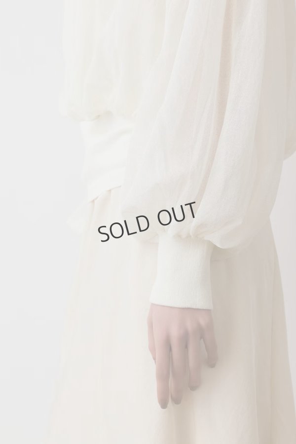 画像11: {SOLD}グレースコンチネンタル｜GRACE CONTINENTAL  シアーニットバルーンジャケット{-BES} (11)