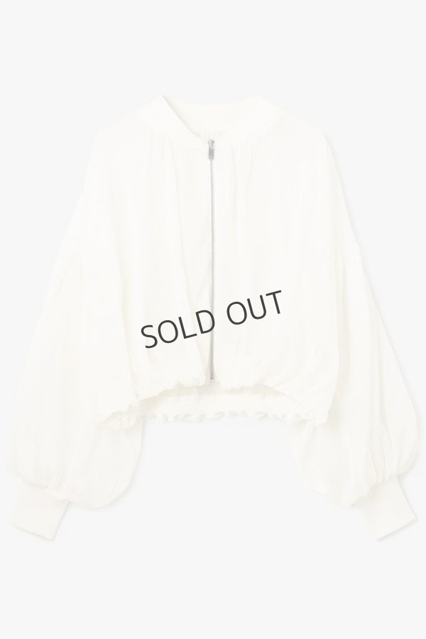 画像15: {SOLD}グレースコンチネンタル｜GRACE CONTINENTAL  シアーニットバルーンジャケット{-BES} (15)