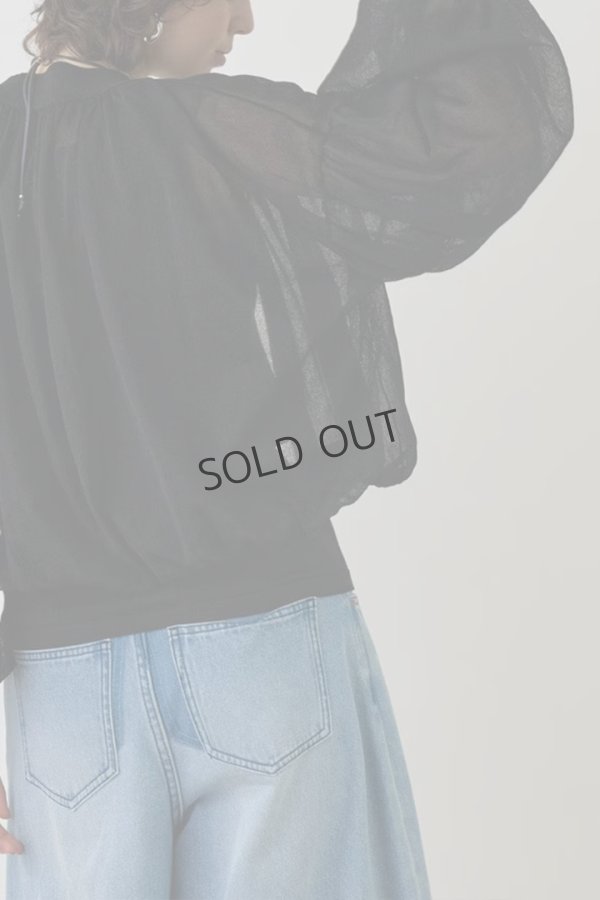 画像6: グレースコンチネンタル｜GRACE CONTINENTAL  シアーニットバルーンジャケット{-BES} (6)