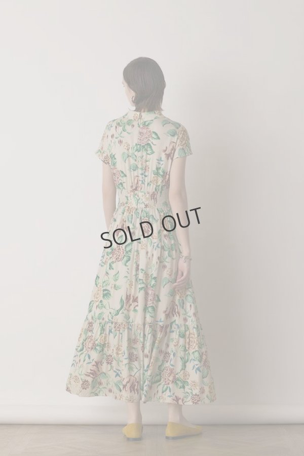 画像3: {SOLD}グレースコンチネンタル|GRACE CONTINENTAL  アンティークフラワープリントワンピース{-BES} (3)