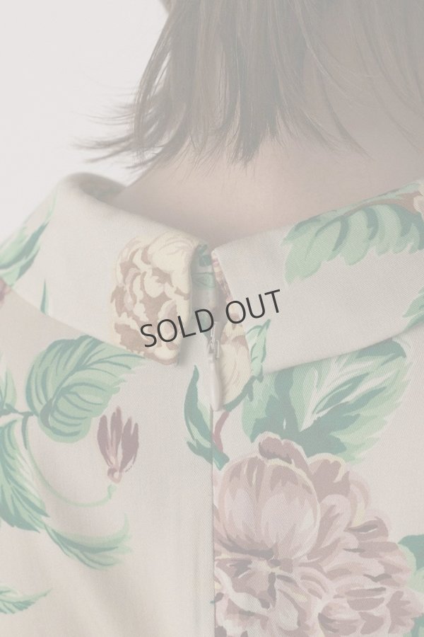 画像6: {SOLD}グレースコンチネンタル|GRACE CONTINENTAL  アンティークフラワープリントワンピース{-BES} (6)