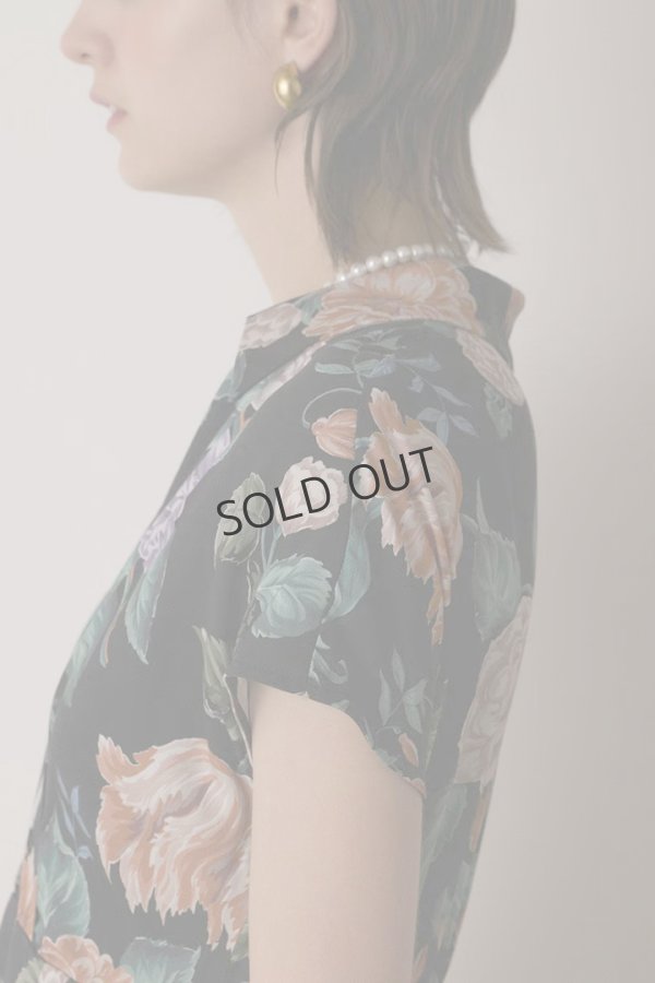 画像8: {SOLD}グレースコンチネンタル|GRACE CONTINENTAL  アンティークフラワープリントワンピース{-BES} (8)