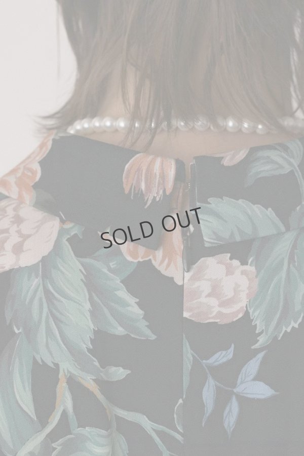 画像9: {SOLD}グレースコンチネンタル|GRACE CONTINENTAL  アンティークフラワープリントワンピース{-BES} (9)