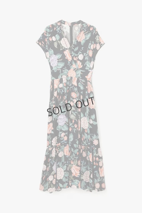 画像12: {SOLD}グレースコンチネンタル|GRACE CONTINENTAL  アンティークフラワープリントワンピース{-BES} (12)